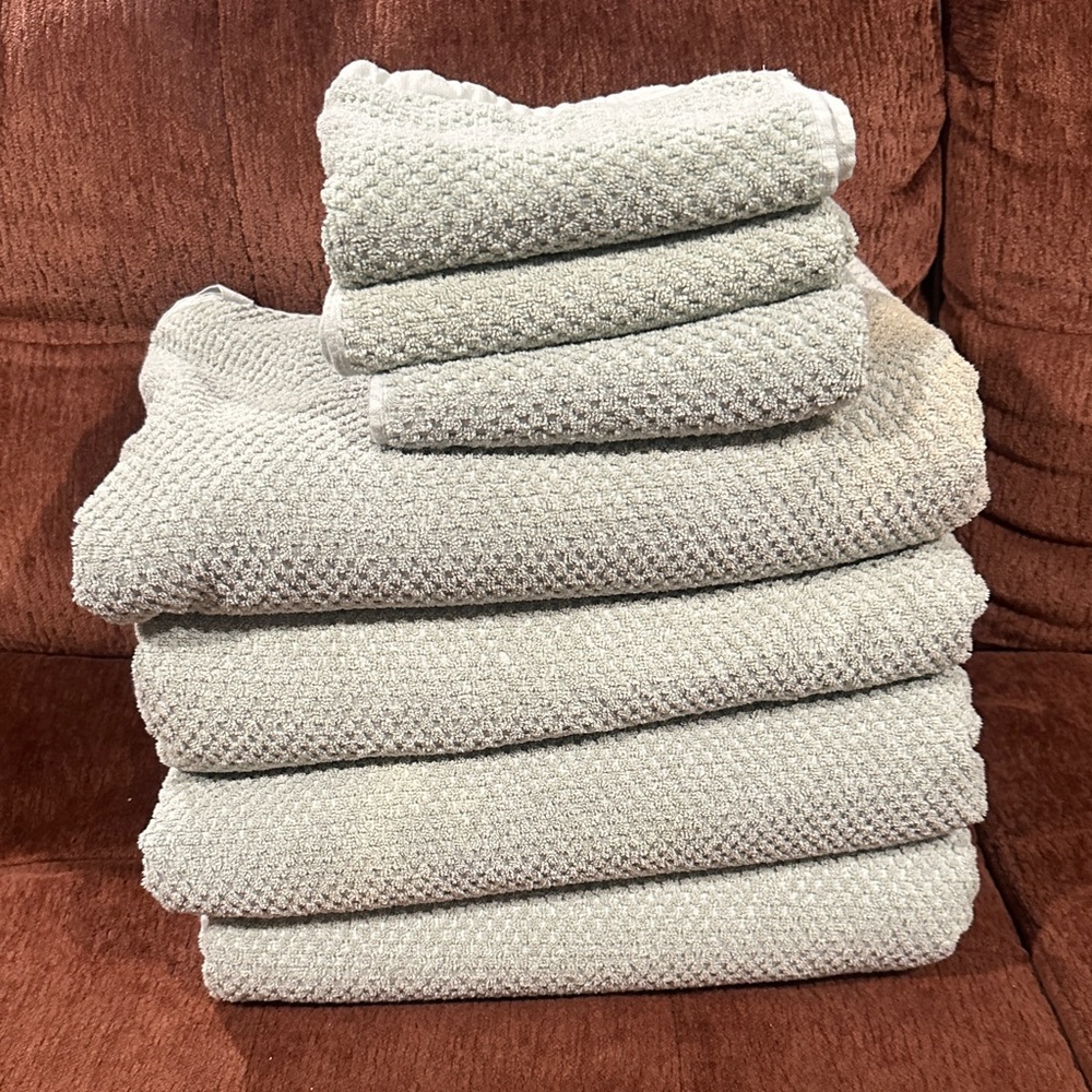 IKEA Sage Green Towel Set